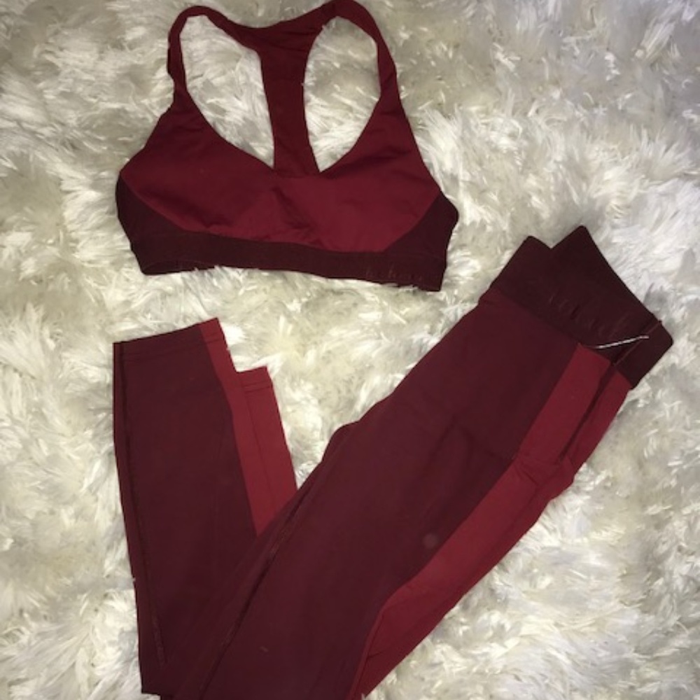 Lululemon Pants and Sports Bra Set Size 4